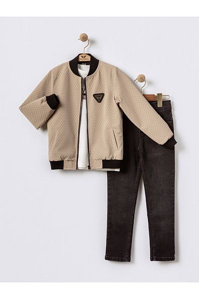 Pasur Bebe Boy's Classy Trousers 3 Piece Set