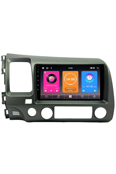 smartgo Honda Civic FD6 Android Multimedya Sistemi (2007-2012) Uyumlu 8+128 G...
