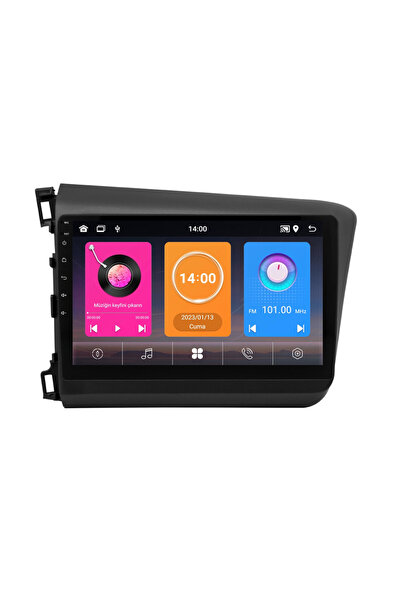 smartgo Honda Civic FB7 Uyumlu Android Multimedya Sistemi (2012-2016) 8+128 G...