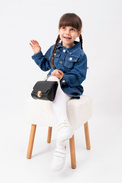 Aymini kids Girl's Denim Sleeve - Bag Design