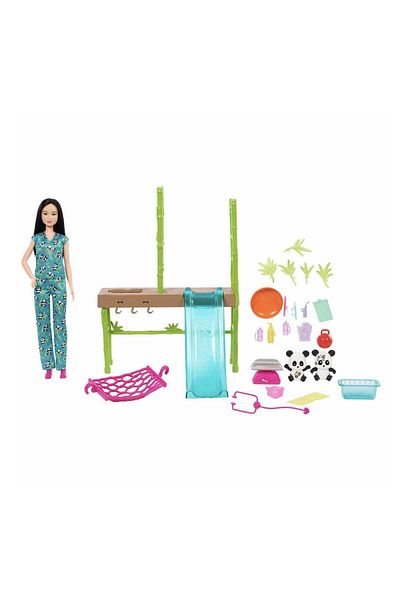 Barbie Hkt77 Barbie Panda Care Game Set