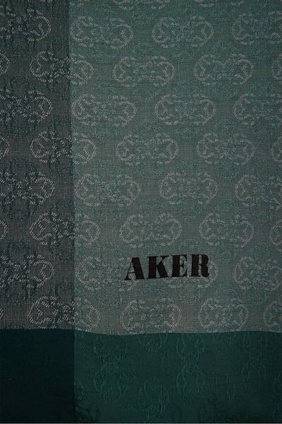 Aker Monogram Jacquard Shawl 6060900-957