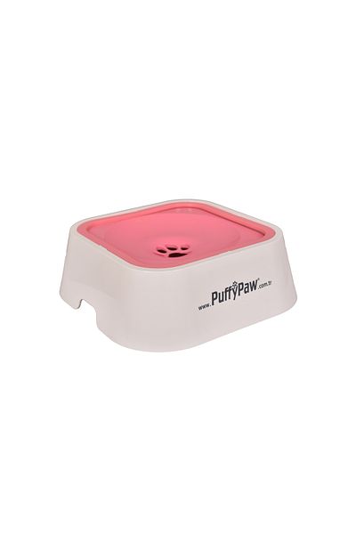 puffy paw وعاء ماء للكلاب من الجيل الجديد - وعاء ماء للكلاب بدون رذاذ