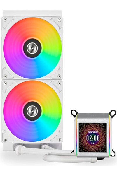 Lian Li Galahad II LCD 280mm Beyaz İşlemci Sıvı Soğutucu