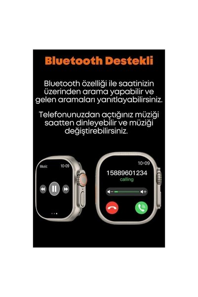 Genel Markalar TT BIG T900 Ultra 2.09 inc Alüminyum Kasa Akıllı Saat