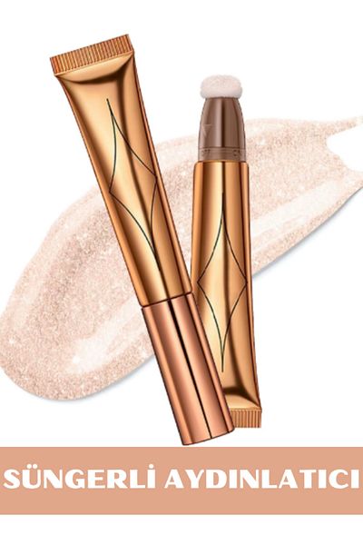 NUNUKO Sponge Head Highlighter Illuminator 24 Hours Lasting Light Soft Version