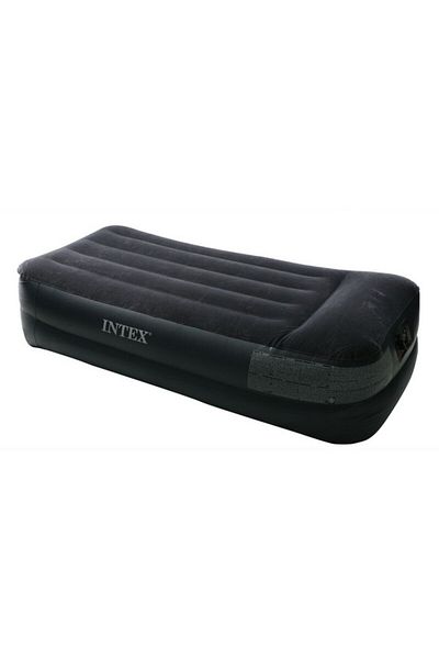 Intex سرير هوائي قابل للنفخ بارتفاع مزدوج مزود بمسند وسادة من دورا بيم بقوة 220-240 فولت
