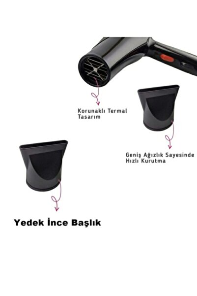 charisma 4700 Profesyonel Seri 2400 Watt Kuaför Fön Makinesi 5180