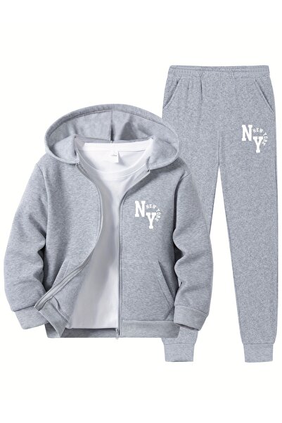 MODAVİBE Îmbrăcăminte sport și confortabilă - Set de trening pentru copii cu ...