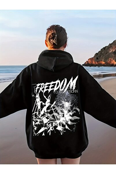 MODAVİBE Hanorac cu glugă și decolteu - modele supradimensionate și elegante