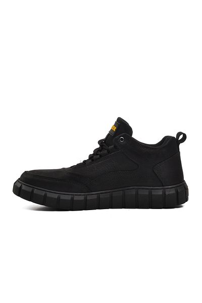 Bulldozer Μαύρα ανδρικά μποτάκια Nubuck