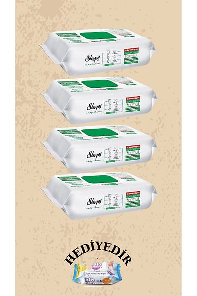 Sleepy White Soap Surface Cleaning Towels - 100 Pieces 4X100 400 Sheets