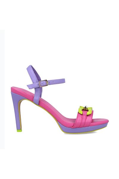 MENBUR WOMEN SHOES FUCHSIA SANDAL, HIGH HEEL, PLATFORM