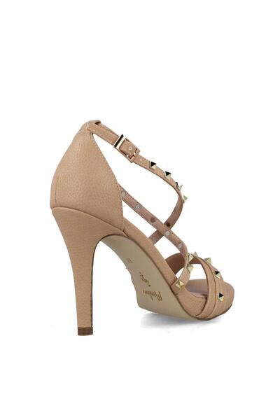 MENBUR WOMEN SHOES CAMEL SANDAL, HIGH HEEL, PLATFORM