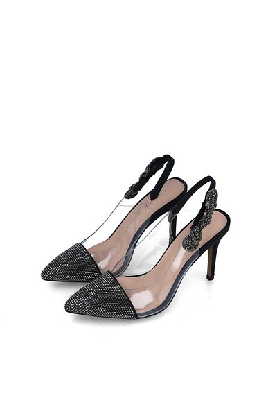MENBUR WOMEN SHOES BLACK POINTED TOE, HIGH HEEL, WITHOUT PLATFORM
