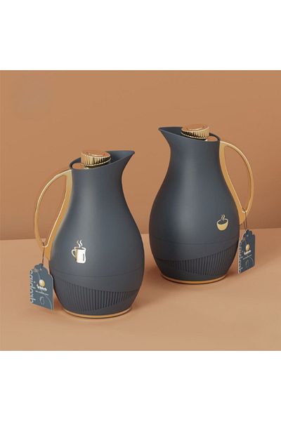 drobina luxury grey Thermos Set