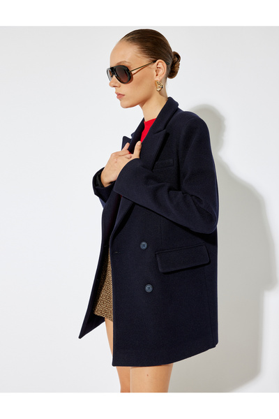 Koton Sötétkék női kabát 5WAK00326EW