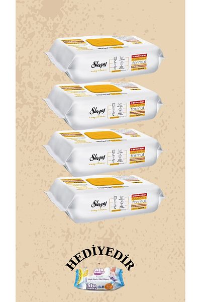 Sleepy Soap Surface Cleaning Towels - 100 Pieces 4X100 400 Sheets
