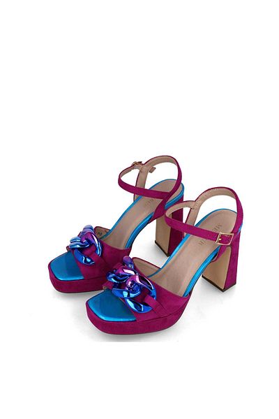 MENBUR WOMEN SHOES BOUGAINVILLEA SANDAL, HIGH HEEL, PLATFORM