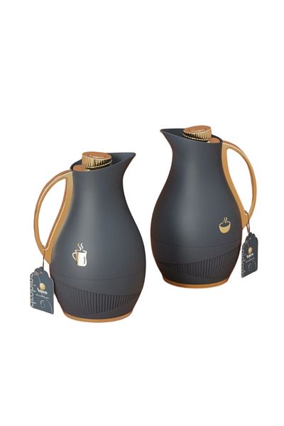 drobina luxury grey Thermos Set
