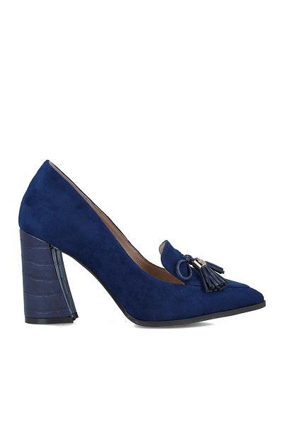 MENBUR WOMEN SHOES NAVY POINTED TOE, HIGH HEEL, WITHOUT PLATFORM