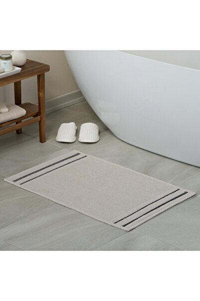 Bluenity Porto Doğal Pamuklu Banyo Paspası 50x80 Cm - Bej