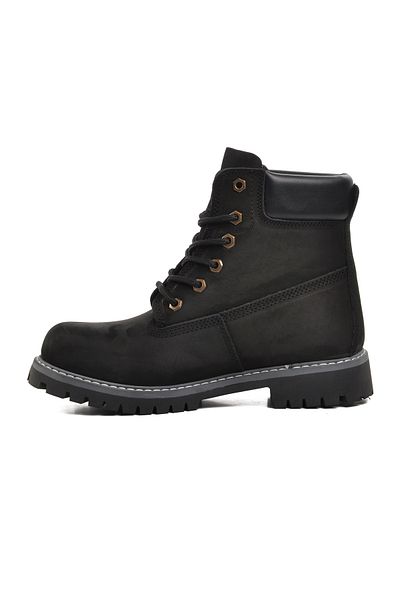 Bulldozer Μαύρα ανδρικά μποτάκια Nubuck