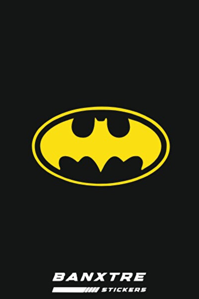 Banxtre Motor-Araba-Kask için Batman Sticker Etiket (10CMx5CM)(1 Adet)