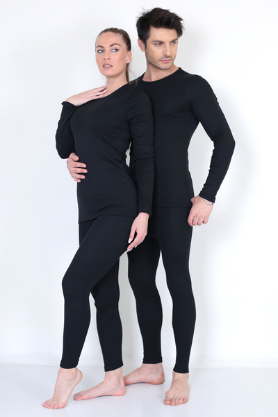 TERMAL don-x | Unısex Takım Şardonlu Yumuşak İçlik Fanila Ve Tayt