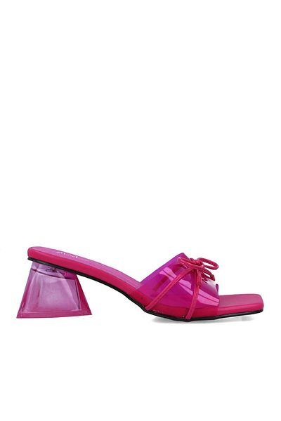 MENBUR WOMEN SHOES FUCHSIA SANDAL, MID HEEL, WITHOUT PLATFORM