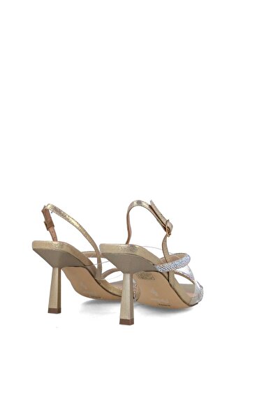 MENBUR WOMEN SHOES GOLD SANDAL, MID HEEL, WITHOUT PLATFORM