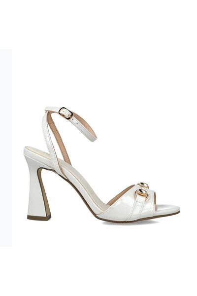 MENBUR WOMEN SHOES WHITE SANDAL, HIGH HEEL, WITHOUT PLATFORM