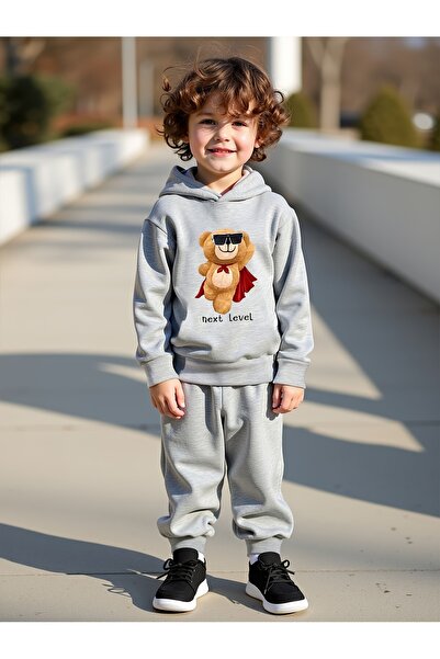 MODAVİBE Αθλητικά και άνετα ρούχα - Παιδική αθλητική φόρμα με φερμουάρ και κο...