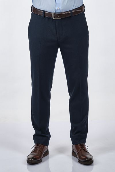 Ecer Ανδρικό παντελόνι με διπλό πόδι Navy Blue 18186220