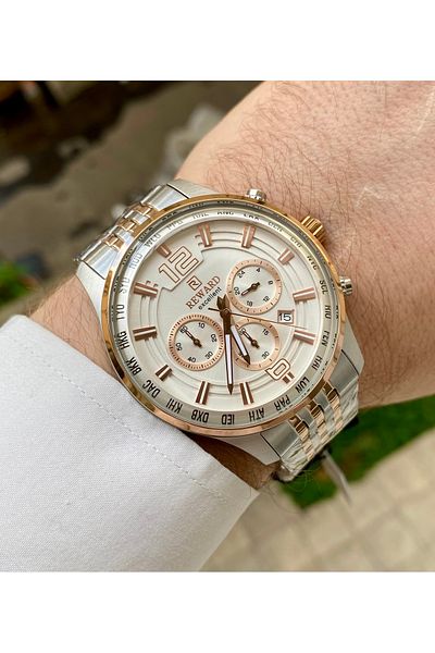 Reward Excellent Steel 5Atm Waterproof Mens Wrist Watch Bracelet Gift