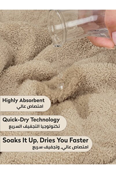 Donetella 2 - Pcs Premium Bath Sheet (85x172cm ) 600 GSM 100% Combed Cotton