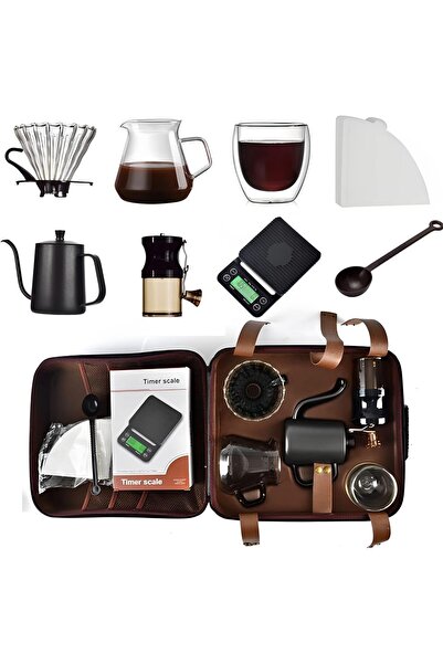 Arabest V60 Drip Coffee Set, Pour Over Coffee Maker Set with Travel Case, Por...