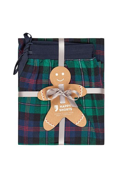 Happy Shorts Pyjamahose Xmas Schlaf-hose Pyjama Schlafmode