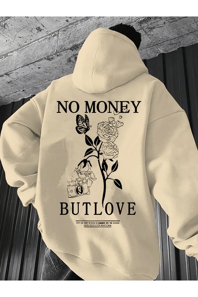 Lider Leather Hanorac imprimat cu glugă - amestec de bumbac și poliester, des...