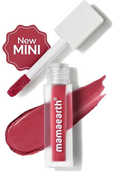 Mamaearth FEATHER LIGHT LIQUID MATTE LIPSTICK 06 RED VELVET  1.2 ML