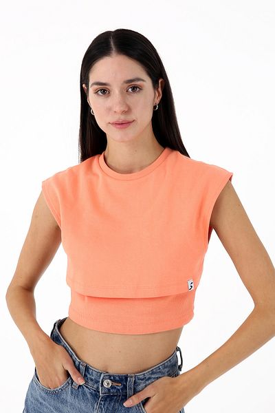 Scorp Tricou Crop pentru damă Spell Geranium
