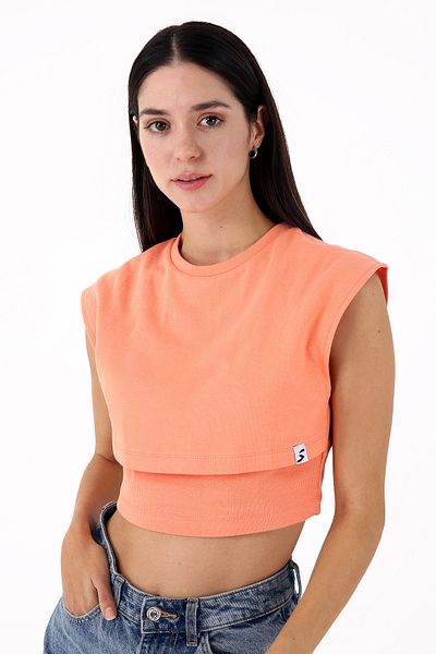 Scorp Tricou Crop pentru damă Spell Geranium