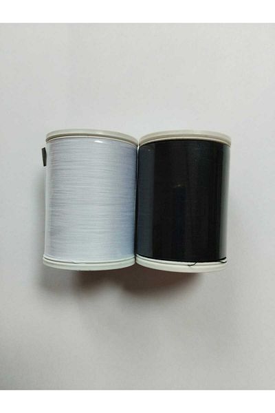 Drima Professional Barber Eyebrow Mustache Removal Rope Extra Sturdy 900m X 2Pcs Black and White
