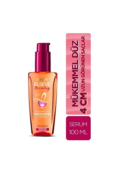ELSEVE Dream Long Mükemmel Düz Pürüzsüzleştirici Mucizevi Saç Serumu Yağ 100ml