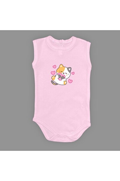 Mnk Baby&Kids ملابس داخلية للأطفال من Heart Cat مطبوع بأكمام طويلة وقصيرة بدو...