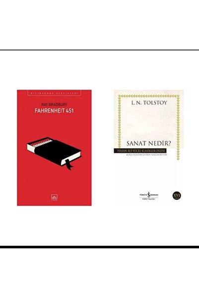 İthaki Yayınları Fahrenheit 451 - Ray Bradbury - İvan İlyiçin Ölümü - Lev Nik...