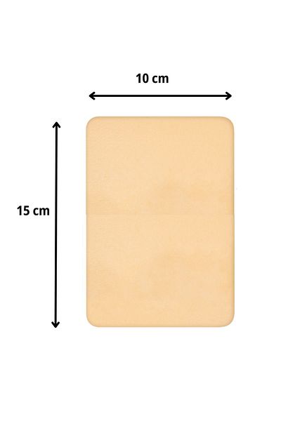 luofucon Foam Wound Cover Non Adhesive Cuttable 15X10Cm (10 Pcs)