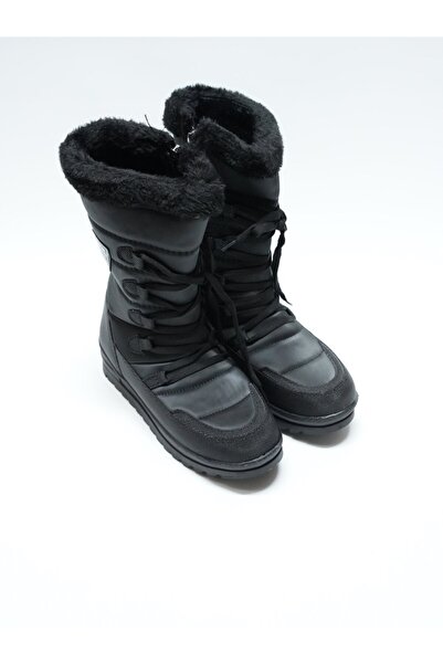 EYMEN SHOES حذاء ثلج نسائي عالي الارتفاع من TWINGO، أسود (LADIK)