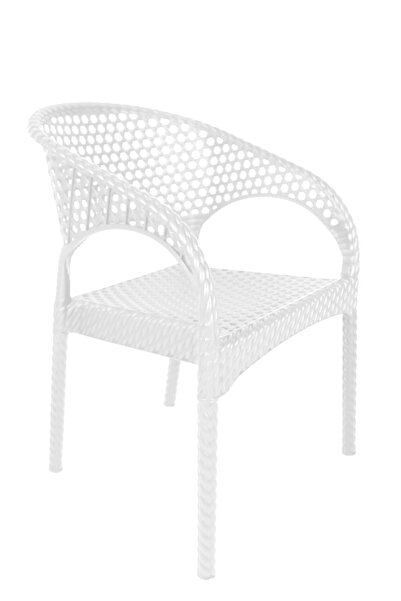 Mandella Regnum Örgü Koltuk (6 ADET) Beyaz