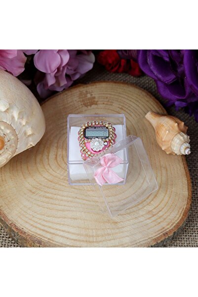 İkranur Lüks Taşlı Pembe Zikirmatik